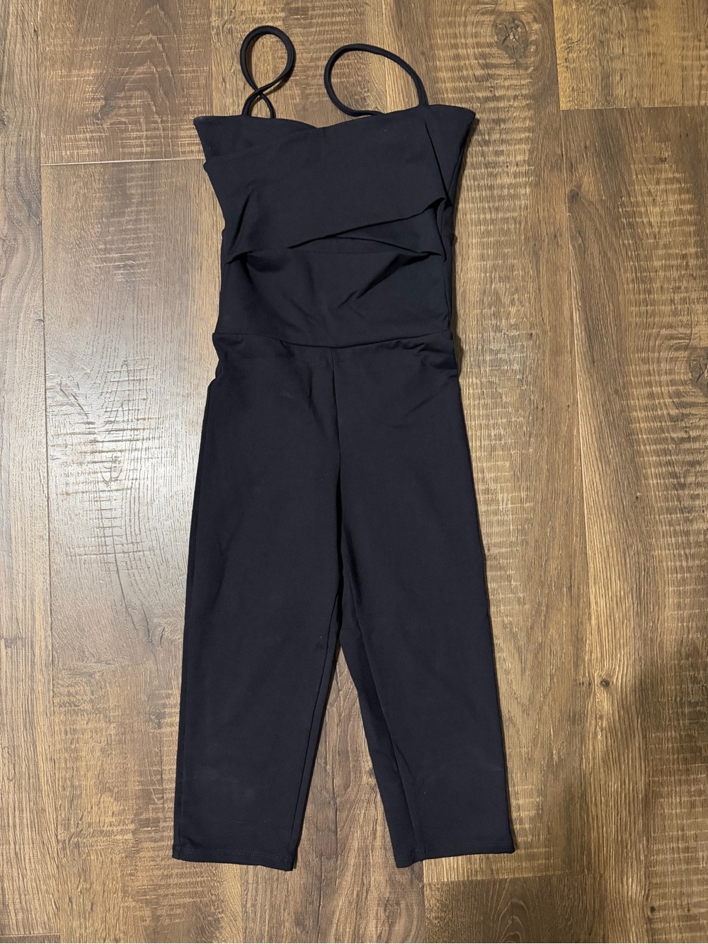 Black Women's Strap Jumpsuit